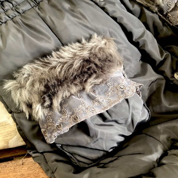 NEW Girls Le Chic Glamorous Parka - Picture 8 of 10